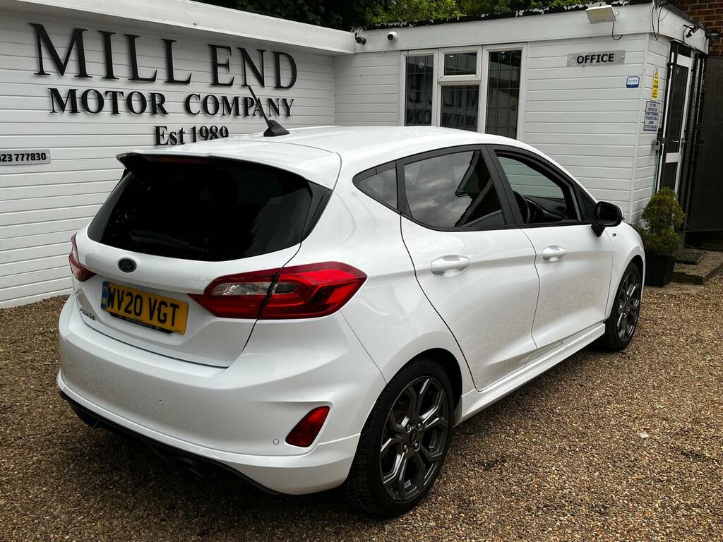 Ford Fiesta Hatchback 1.0T Ecoboost St-line Edition Euro 6 S WV20VGT White #4