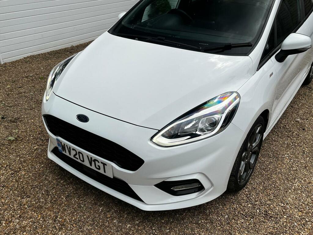 Ford Fiesta Hatchback 1.0T Ecoboost St-line Edition Euro 6 S WV20VGT White #6