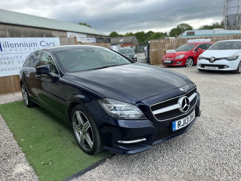 Mercedes-Benz CLS 3.0 Cls350 Cdi V6 Amg Sport Shooting Brake G-troni Blue #4