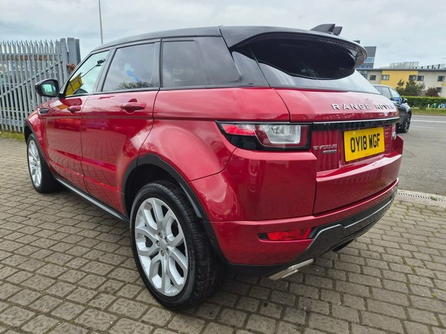 Land Rover Range Rover Evoque Sd4 Hse Dynamic Suv OY18WGF Red #4