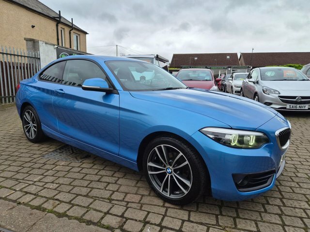 BMW 2 Series Gran Coupe 218D Sport Coupe Blue