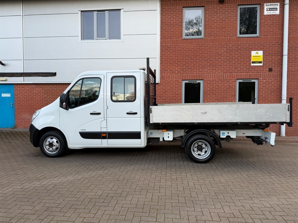Vauxhall Movano L3h1 R3500 Double Cab Tipper 1 Council Owner White #3