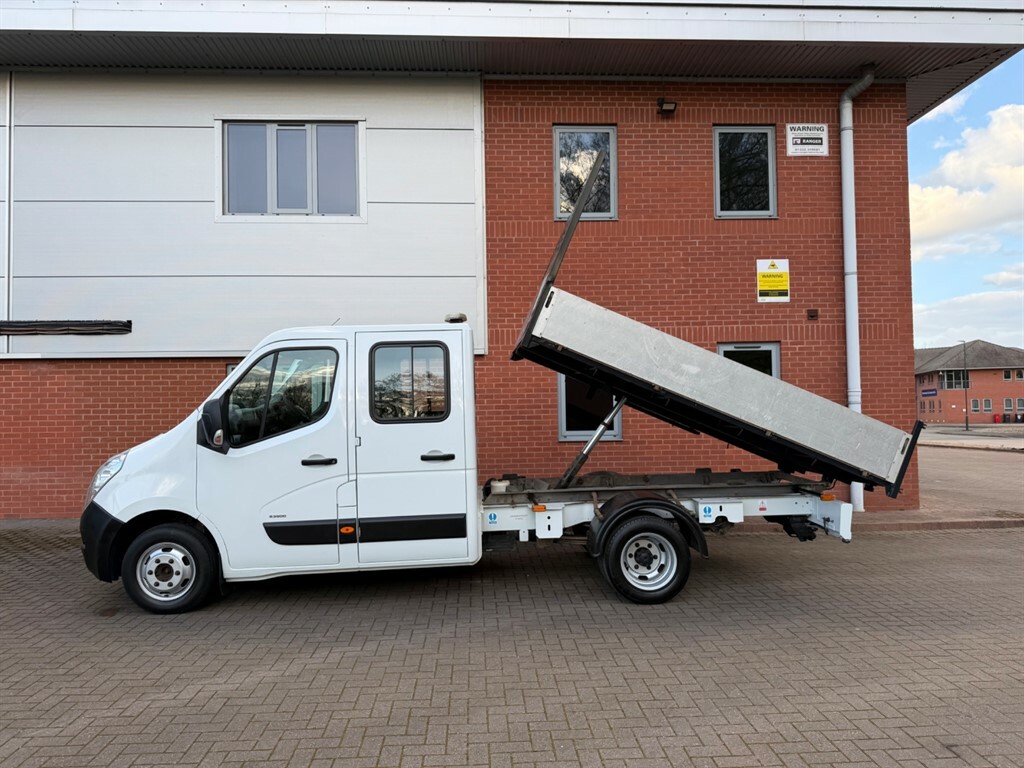 Vauxhall Movano L3h1 R3500 Double Cab Tipper 1 Council Owner White