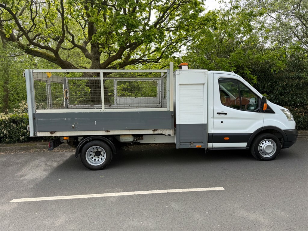 Ford Transit Custom 350 Toolbox Cage Tipper 49K 2.2 Chain 1 Company Ow YP15LZH White #3