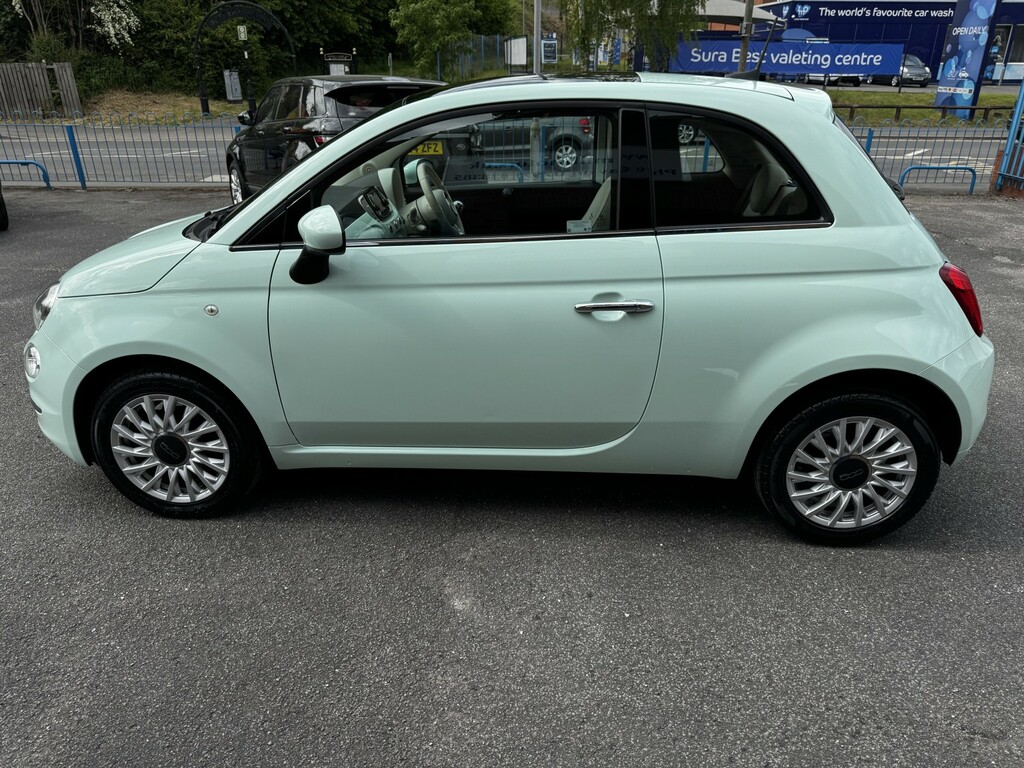 Fiat 500 1.2 500 E6b 1.2 69Hp Lounge 2018 WV18YPD Green #2