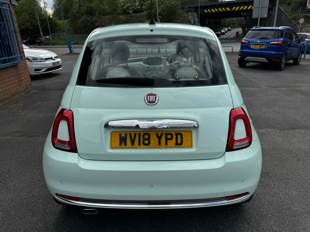 Fiat 500 1.2 500 E6b 1.2 69Hp Lounge 2018 WV18YPD Green #5