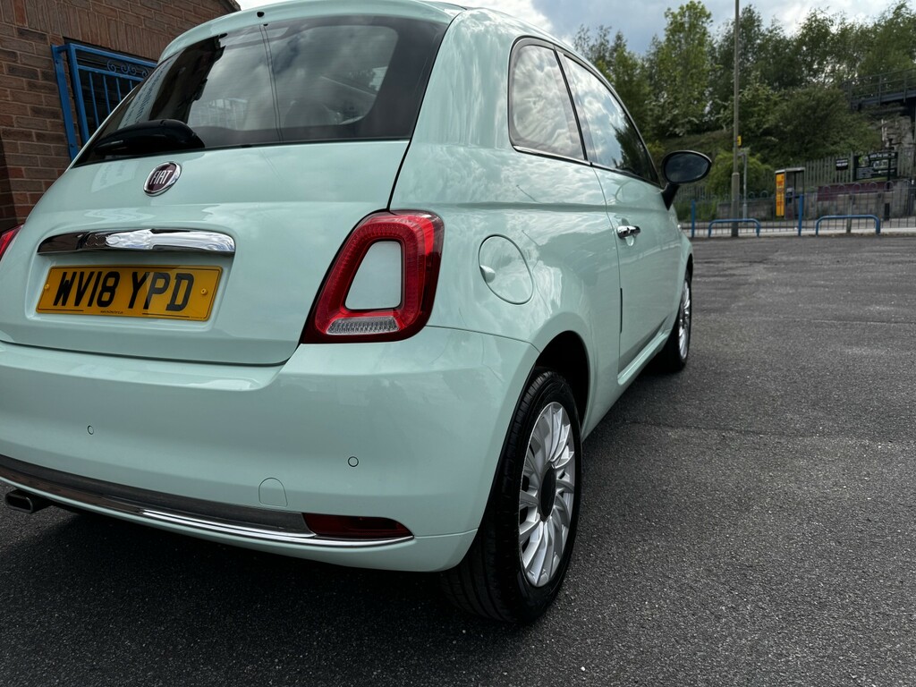 Fiat 500 1.2 500 E6b 1.2 69Hp Lounge 2018 WV18YPD Green #6
