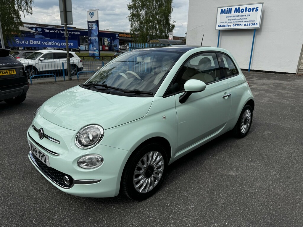 Fiat 500 1.2 500 E6b 1.2 69Hp Lounge 2018 Green