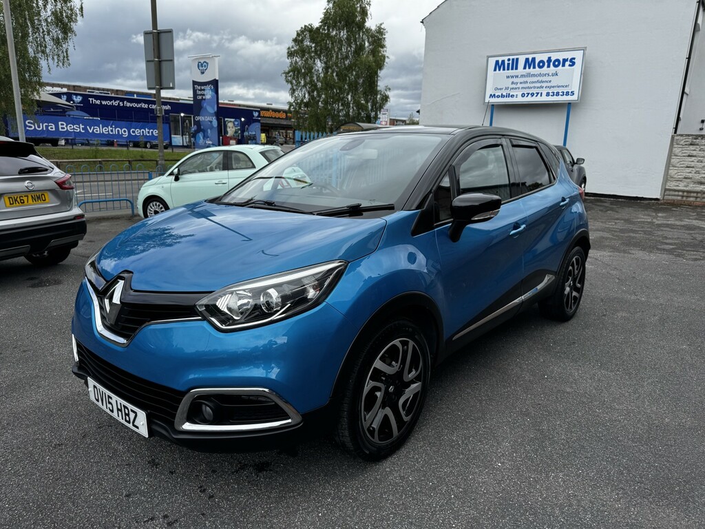 Renault Captur 0.9 Dynamique S Medianav Tce 90 Stop Start 2015 Blue