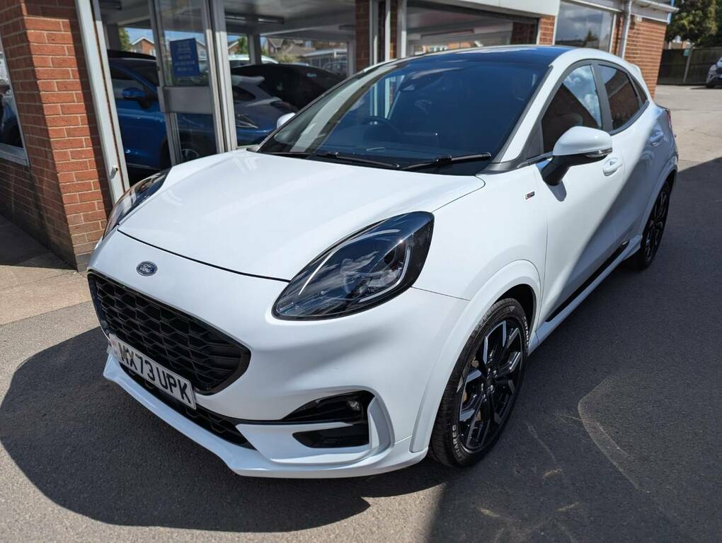 Ford Puma 1.0 Ecoboost Hybrid Mhev St-line X White #3