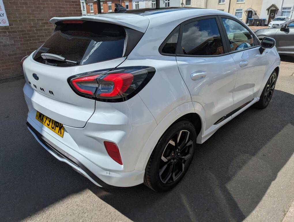 Ford Puma 1.0 Ecoboost Hybrid Mhev St-line X White #2