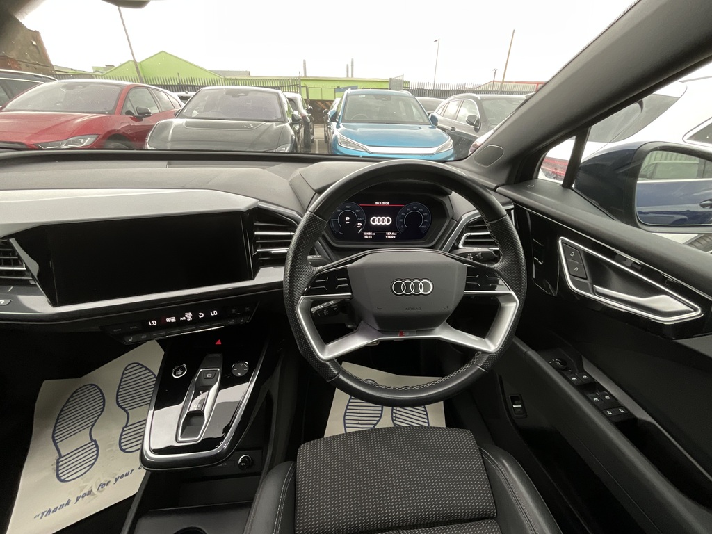 Audi Q4 E Tron S Line 40 NJ23HGZ Blue #6