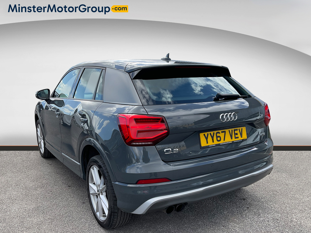 Audi Q2 S Line Tfsi S-a YY67VEV Grey #4