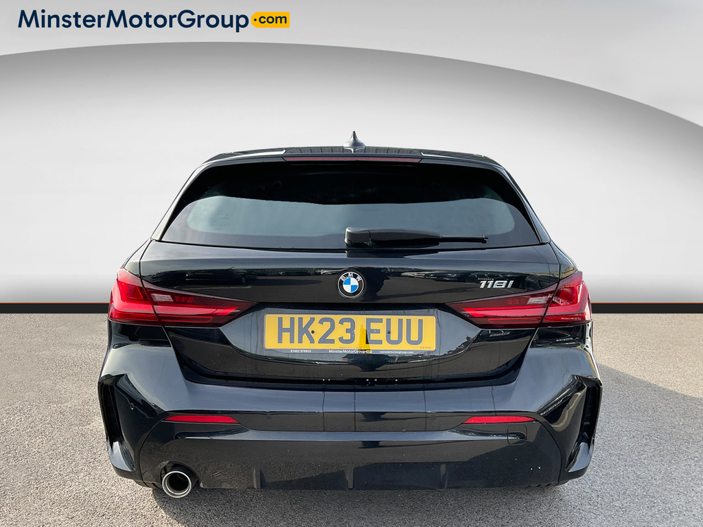 BMW 1 Series 118I M Sport HK23EUU Black #3