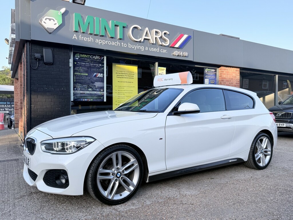 BMW 1 Series Hatchback 1.5 116D M Sport 3-Door 201666 BK66XLR White #3