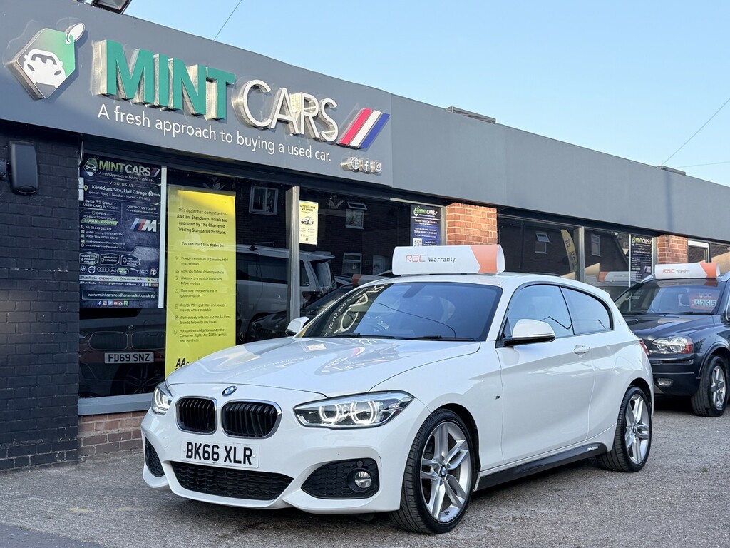 BMW 1 Series Hatchback 1.5 116D M Sport 3-Door 201666 White