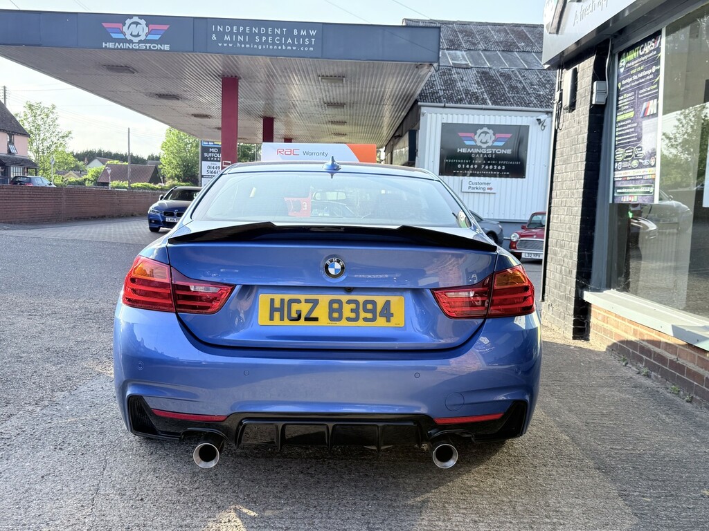 BMW 4 Series Gran Coupe Coupe 2.0 420D M Sport Coupe 201464 HGZ8394 Blue #2