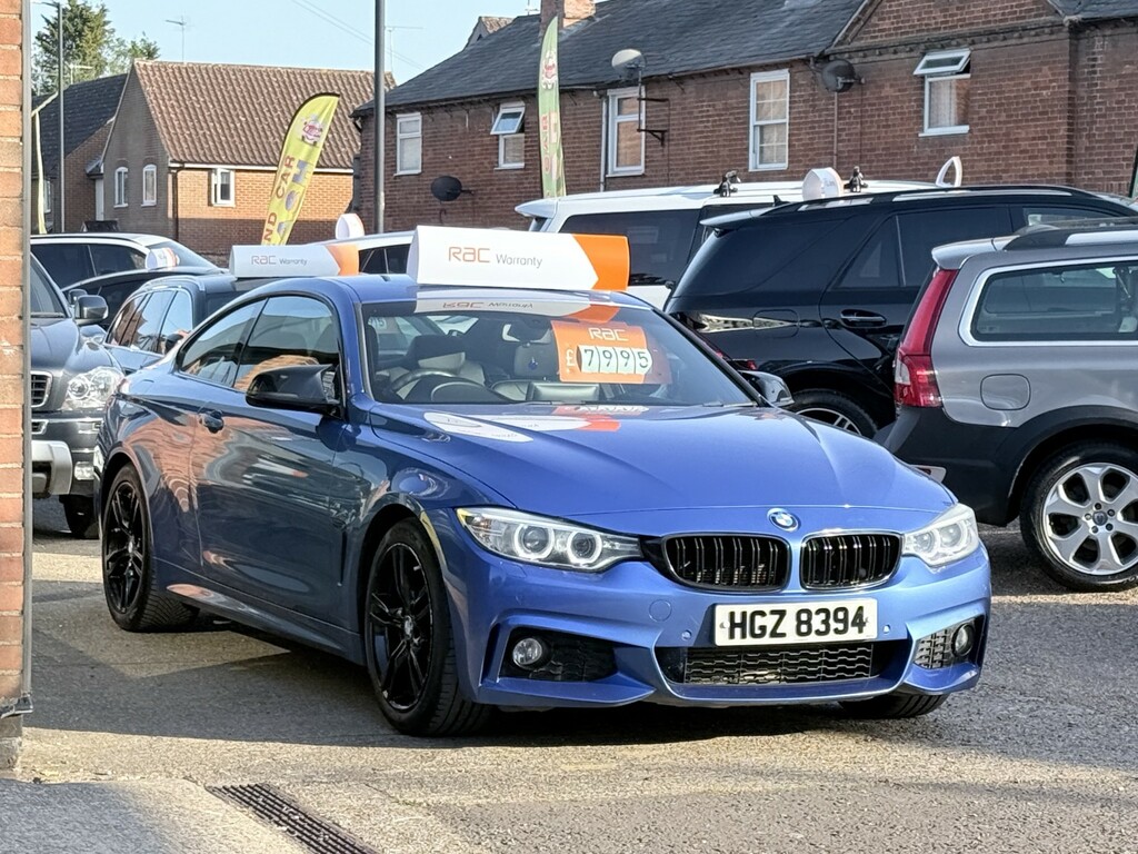 BMW 4 Series Gran Coupe Coupe 2.0 420D M Sport Coupe 201464 HGZ8394 Blue #4