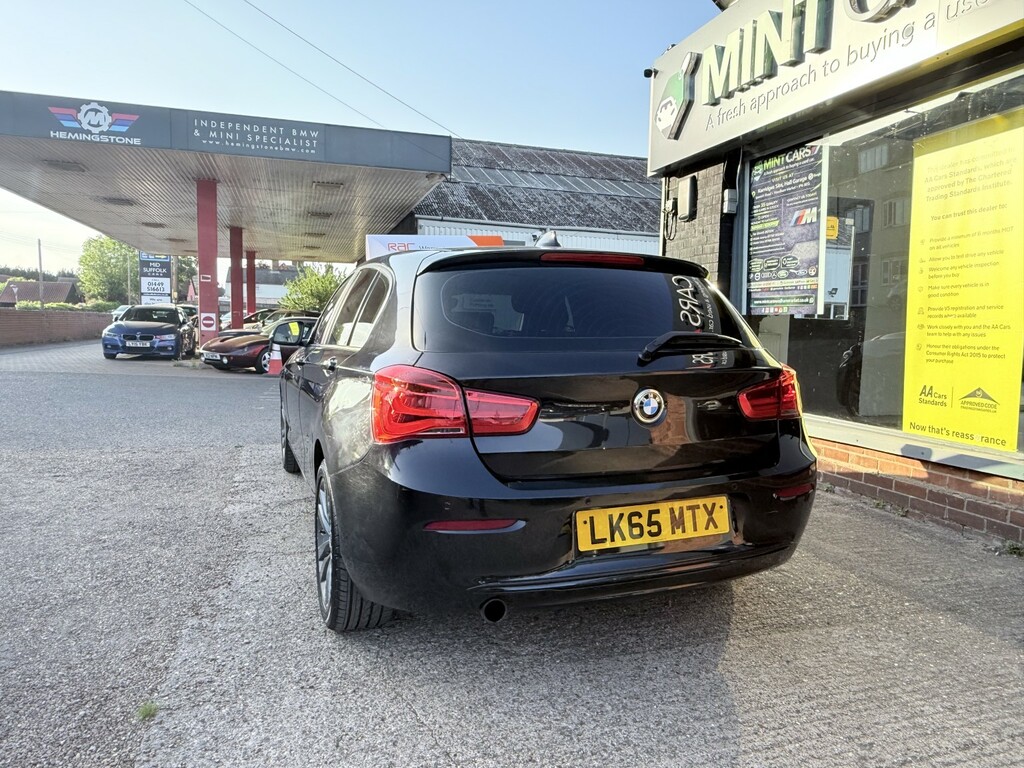 BMW 1 Series Hatchback 1.5 116D Sport 5-Door 201565 LK65MTX Black #6
