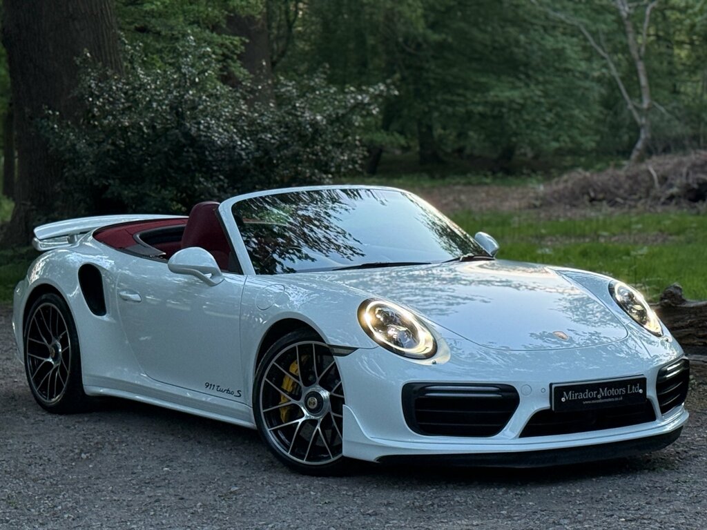Porsche 911 3.8T 991 Turbo S Convertible Pdk 4Wd Eu White #2