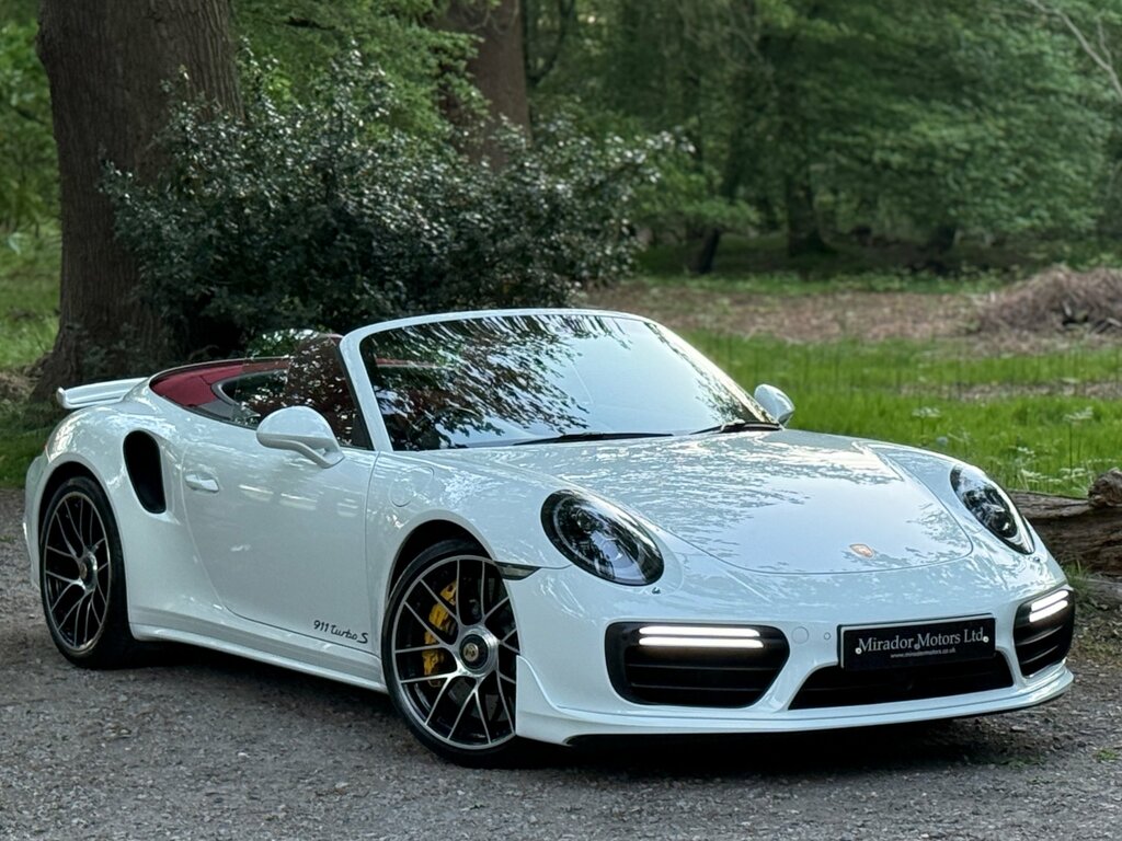 Porsche 911 3.8T 991 Turbo S Convertible Pdk 4Wd Eu White #3