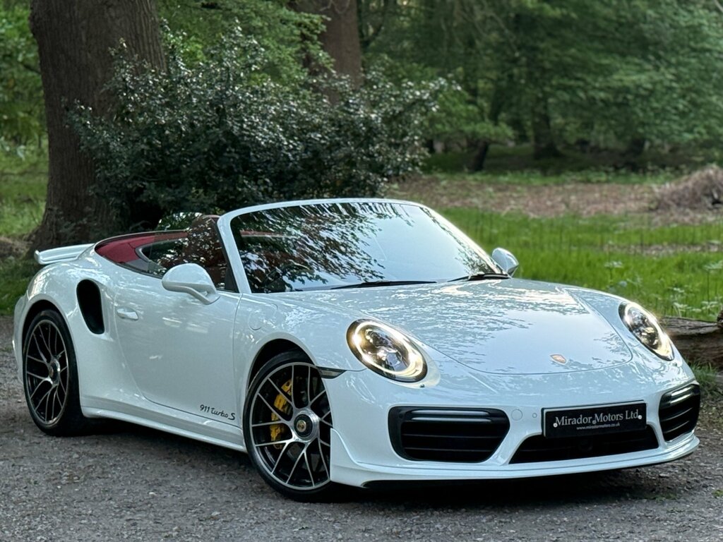 Porsche 911 3.8T 991 Turbo S Convertible Pdk 4Wd Eu White