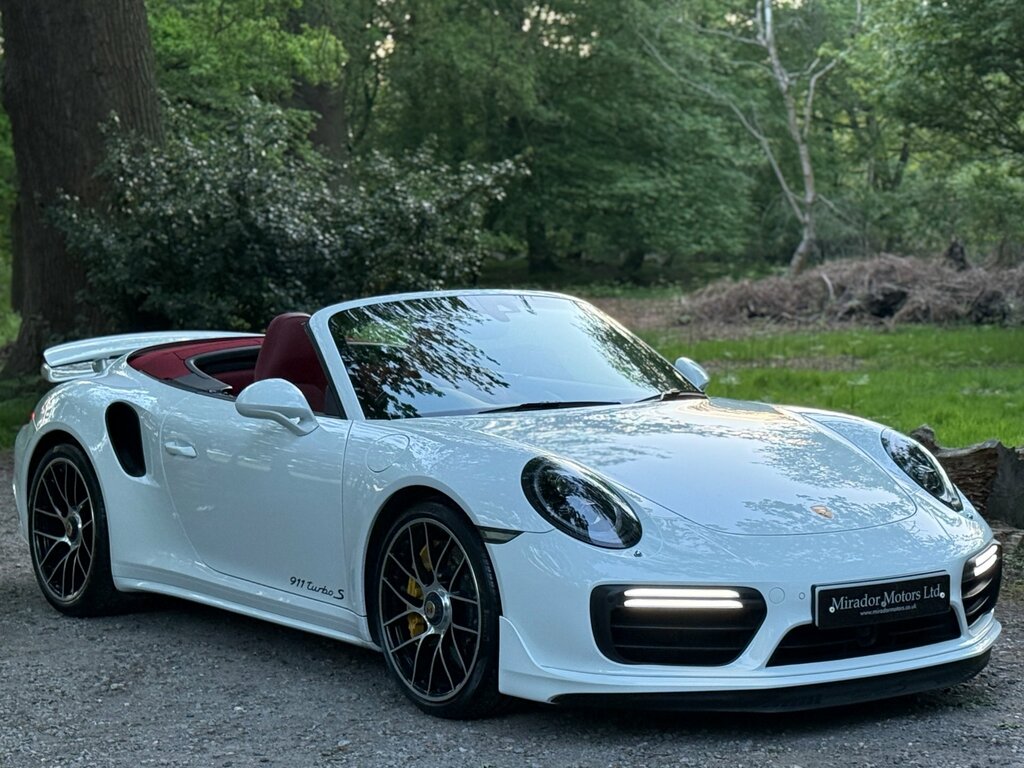 Porsche 911 3.8T 991 Turbo S Convertible Pdk 4Wd Eu White #5