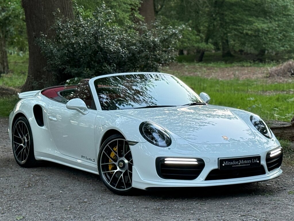 Porsche 911 3.8T 991 Turbo S Convertible Pdk 4Wd Eu White #4
