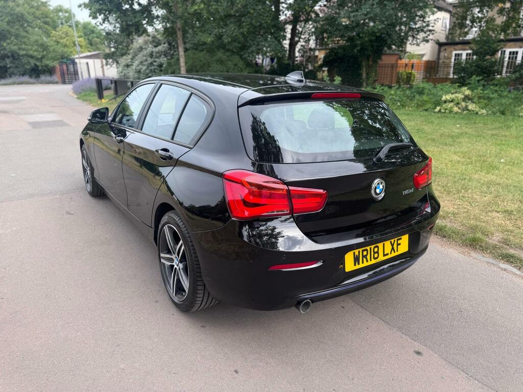 BMW 1 Series 1.5 116D Sport Euro 6 Ss WR18LXF Black #5