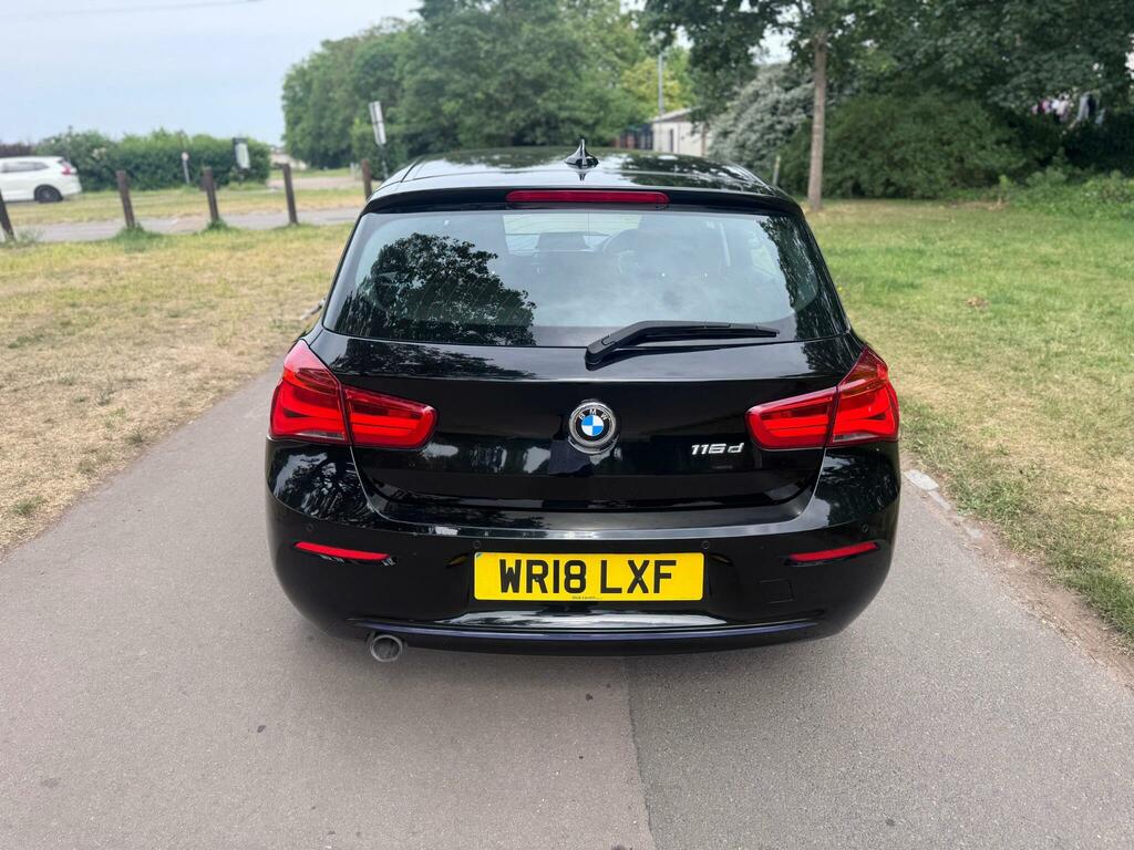 BMW 1 Series 1.5 116D Sport Euro 6 Ss WR18LXF Black #6