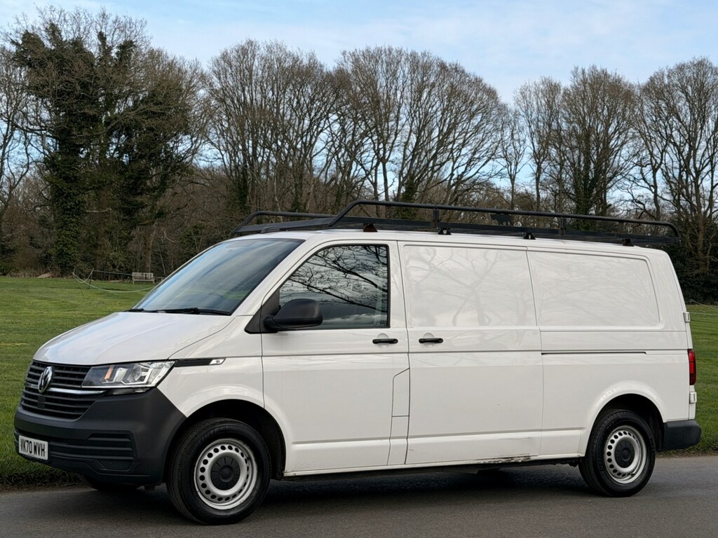 Volkswagen Transporter 2.0 Tdi 110 Startline Van VK70WVH White #2