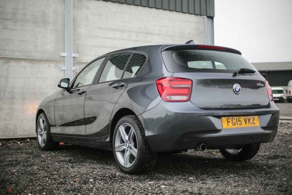 BMW 1 Series Hatchback 2.0 116D Sport 5-Door 2015 Grey #5