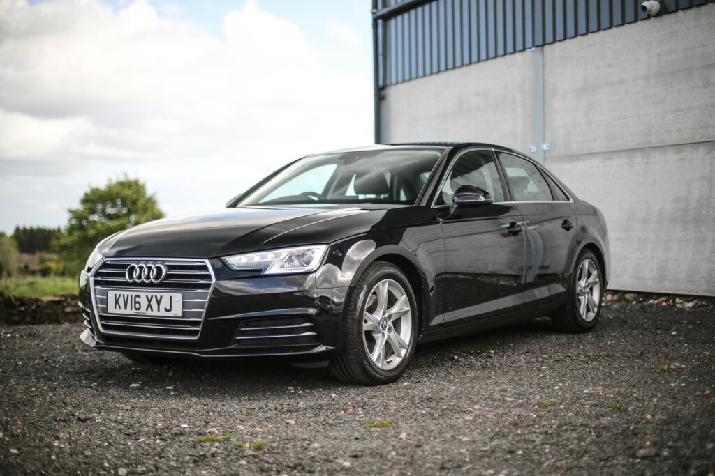 Audi A4 Saloon 2.0 Tdi Ultra Se 2016 KV16XYJ Black #3