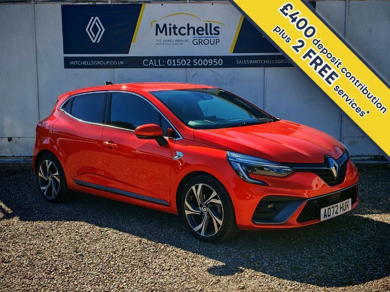 Renault Clio 1.6 E-tech Hybrid 140 Rs Line Orange