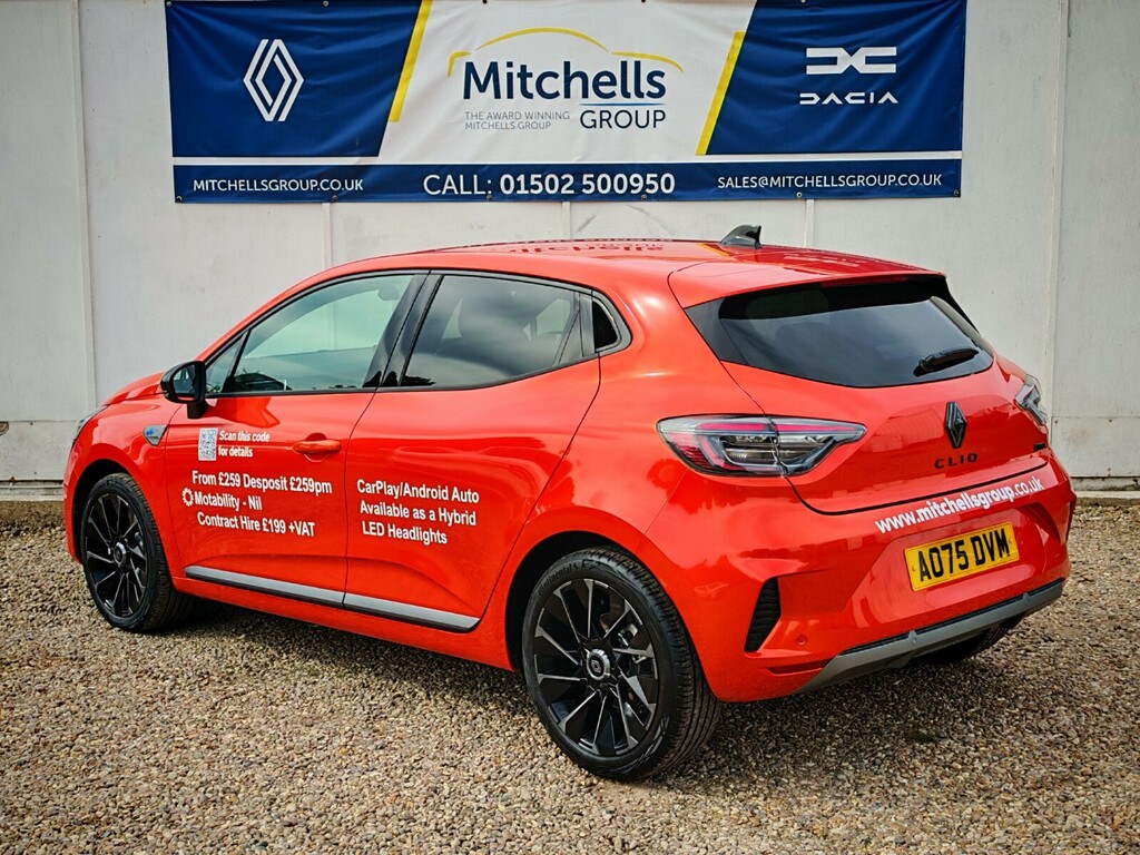 Renault Clio 1.6 E-tech Full Hybrid 145 Esprit Alpine AO75DVM Orange #4