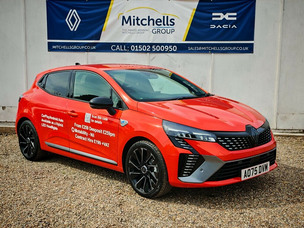 Renault Clio 1.6 E-tech Full Hybrid 145 Esprit Alpine AO75DVM Orange #2