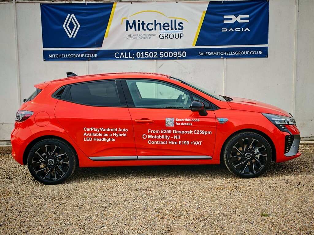Renault Clio 1.6 E-tech Full Hybrid 145 Esprit Alpine AO75DVM Orange #3