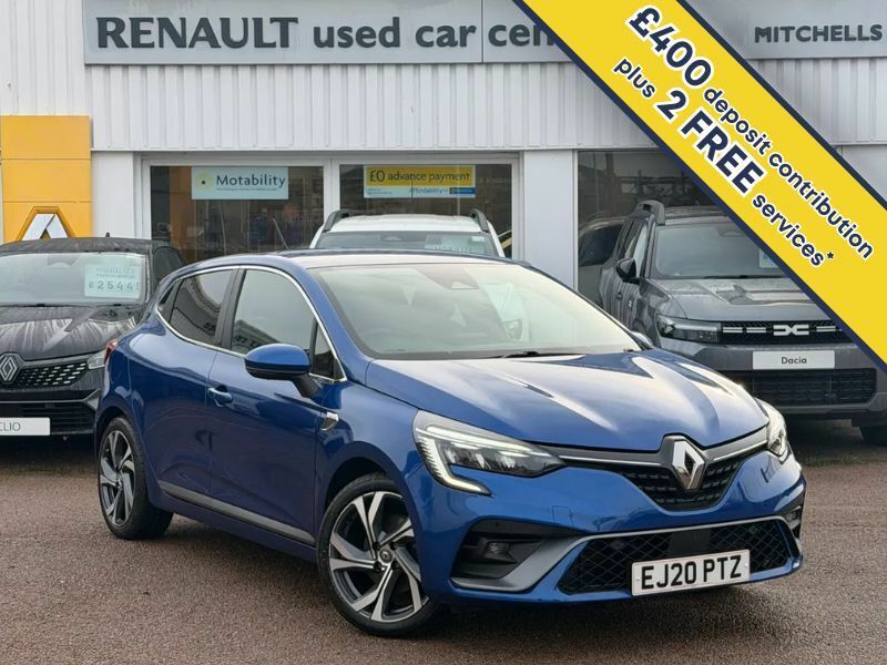 Renault Clio 1.6 E-tech Hybrid 140 Rs Line Blue