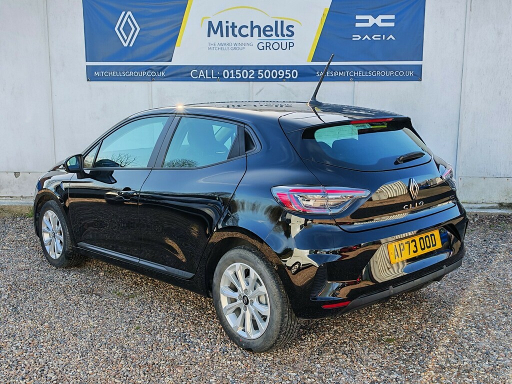 Renault Clio 1.6 E-tech Full Hybrid 145 Evolution AP73OOD Black #4