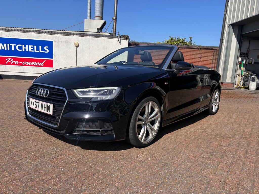 Audi A3 2.0 Tfsi Quattro S Line S Tronic KX67VHW Black #2