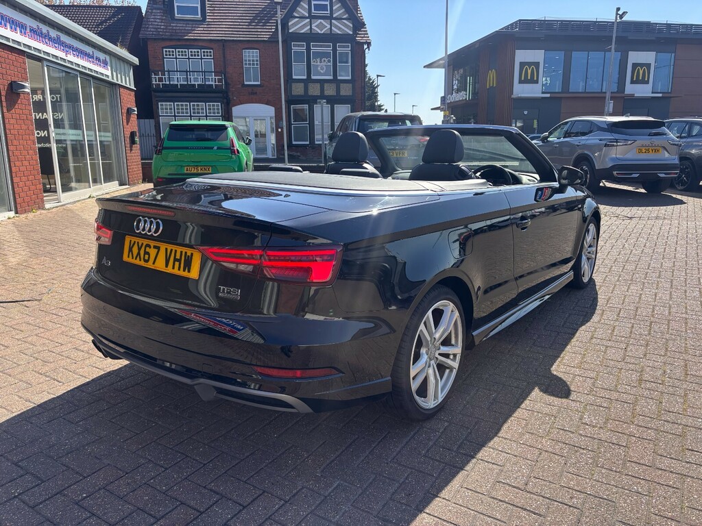 Audi A3 2.0 Tfsi Quattro S Line S Tronic KX67VHW Black #6