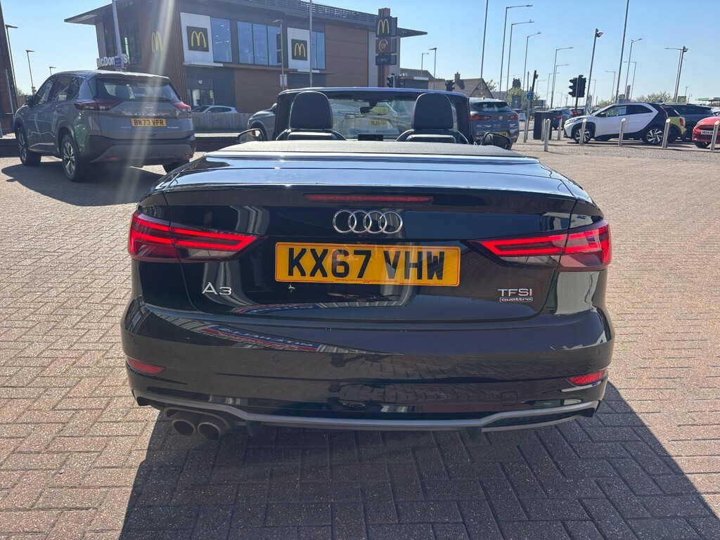 Audi A3 2.0 Tfsi Quattro S Line S Tronic KX67VHW Black #5