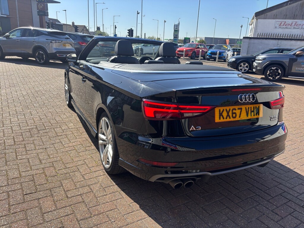 Audi A3 2.0 Tfsi Quattro S Line S Tronic KX67VHW Black #4