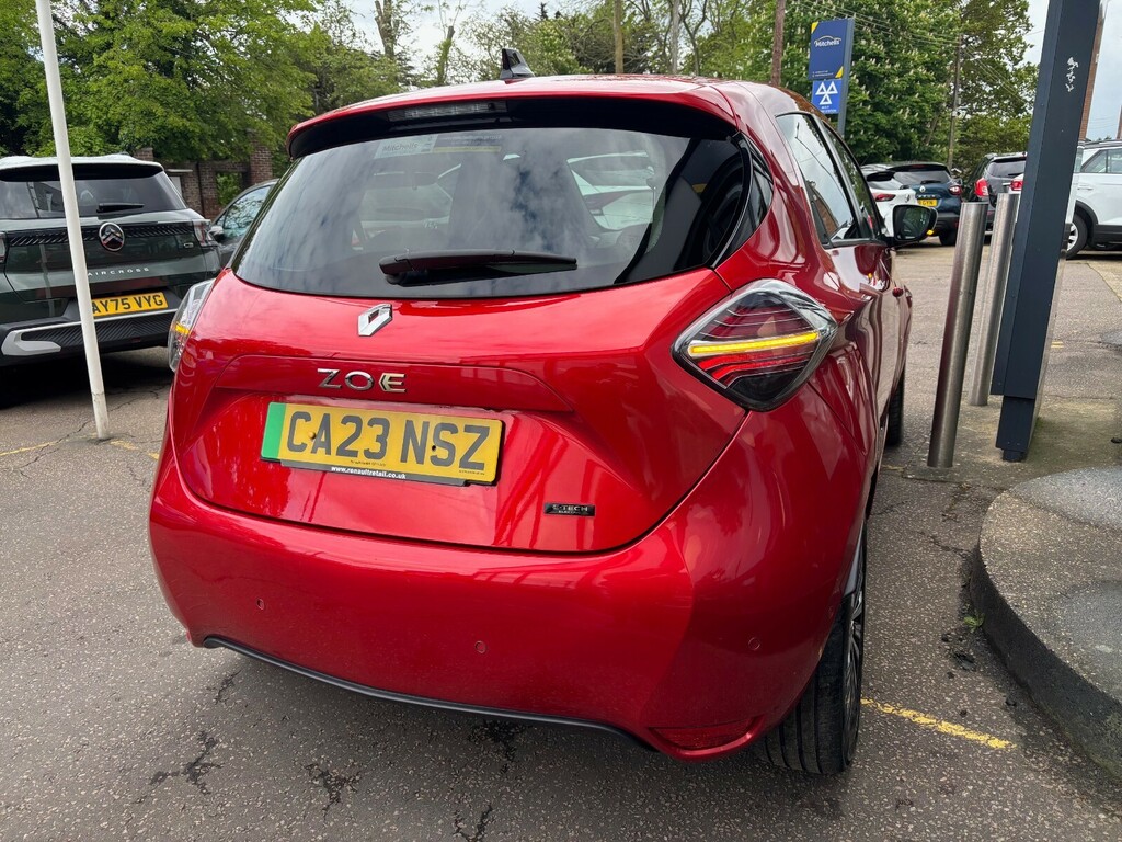 Renault Zoe 100Kw Techno R135 50Kwh CA23NSZ Red #4
