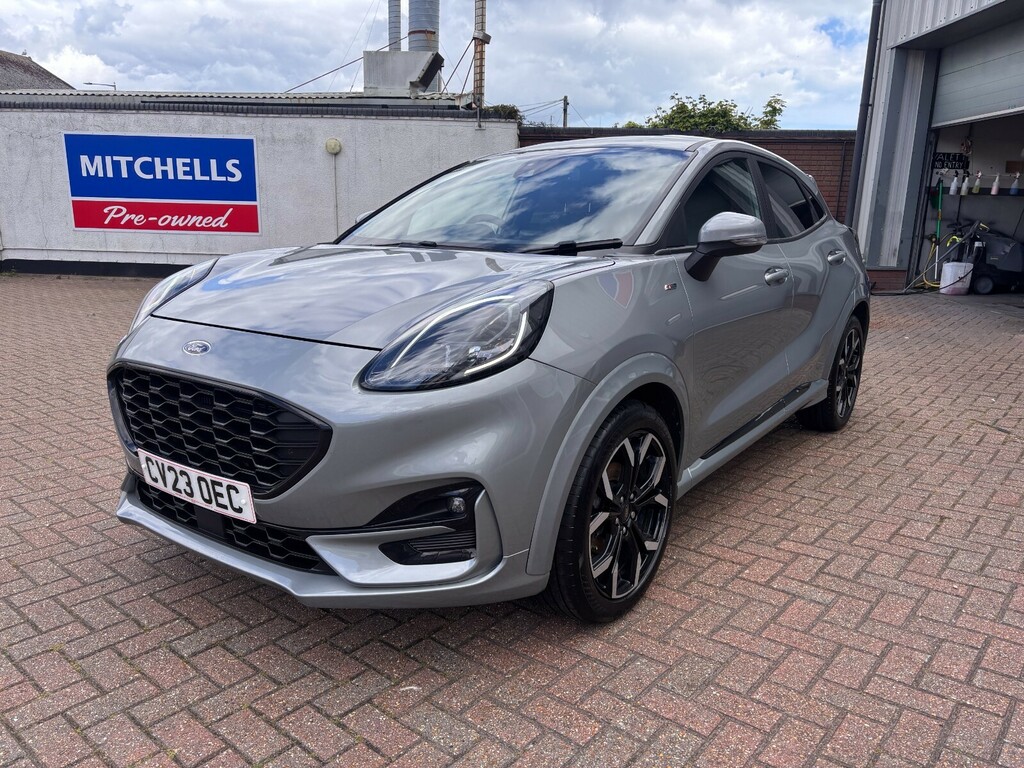 Ford Puma 1.0 Ecoboost Hybrid Mhev 155 St-line X CV23OEC Grey #3