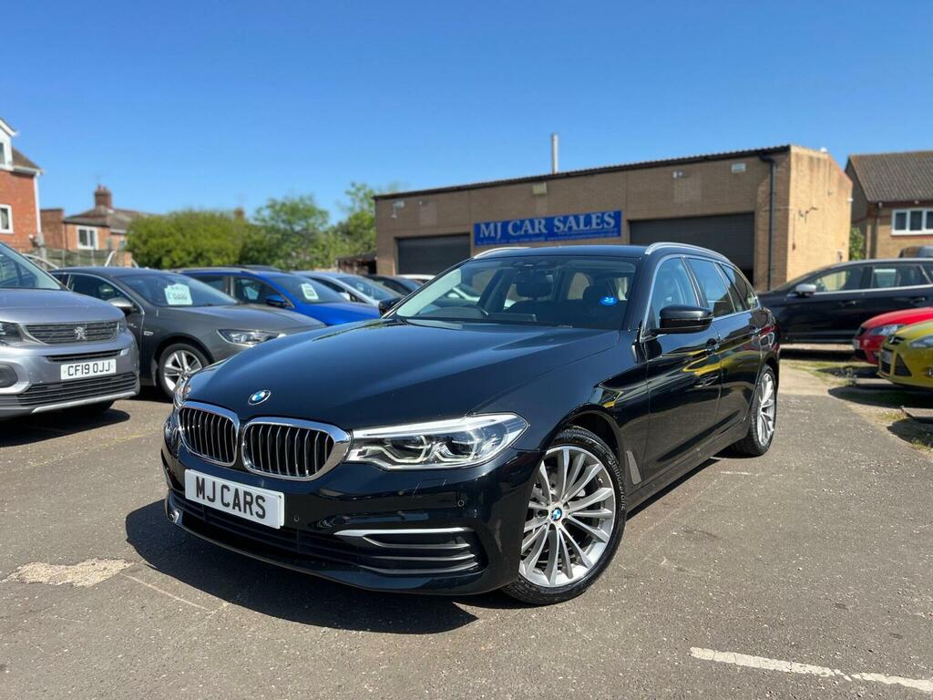 BMW 5 Series 2.0 520D Se Touring Euro 6 S S VF17HVC Black #2