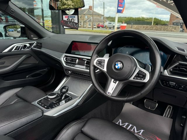BMW 4 Series 2021 2.0 420I M Sport Convertible YL71GVK White #4