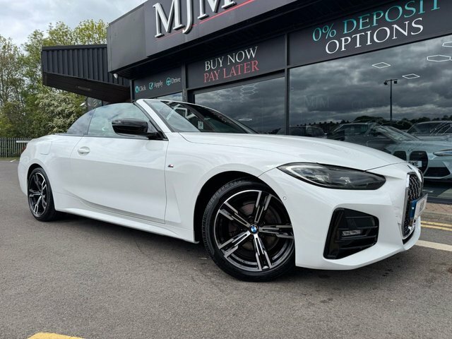 BMW 4 Series 2021 2.0 420I M Sport Convertible White