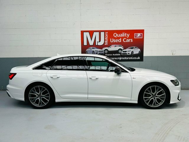 Audi A6 Saloon Tdi 40 Black Edition NU69SXR White #4