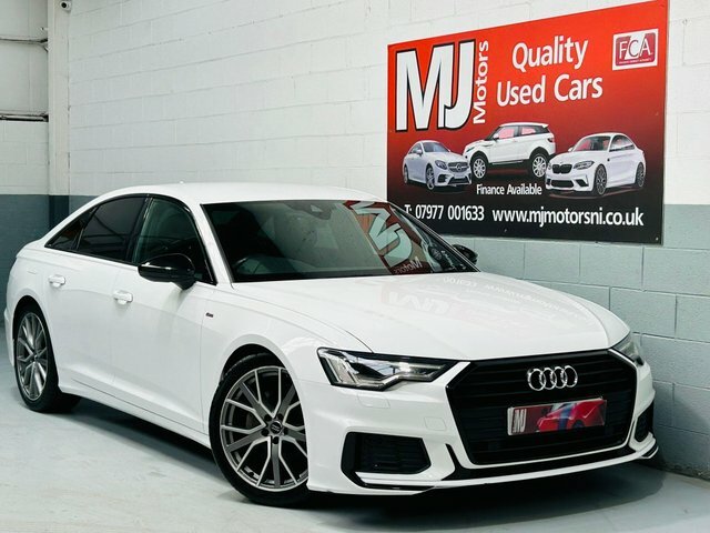 Audi A6 Saloon Tdi 40 Black Edition NU69SXR White